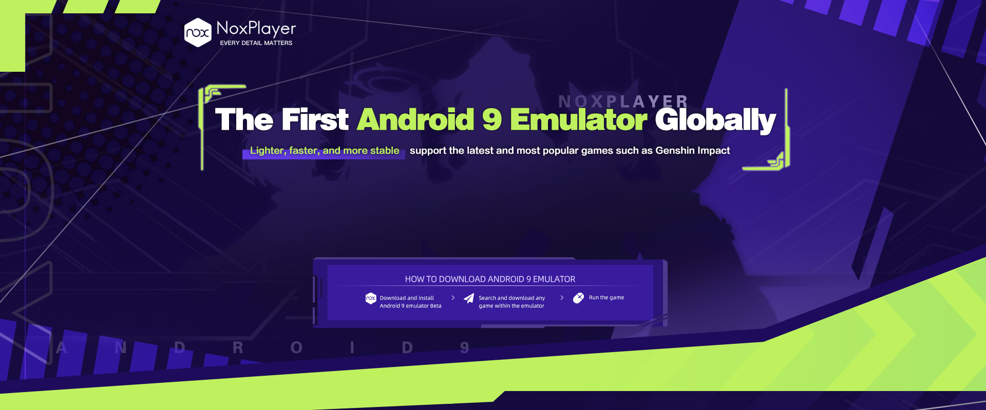 The First Android 9 Emulator Globally-NoxPlayer