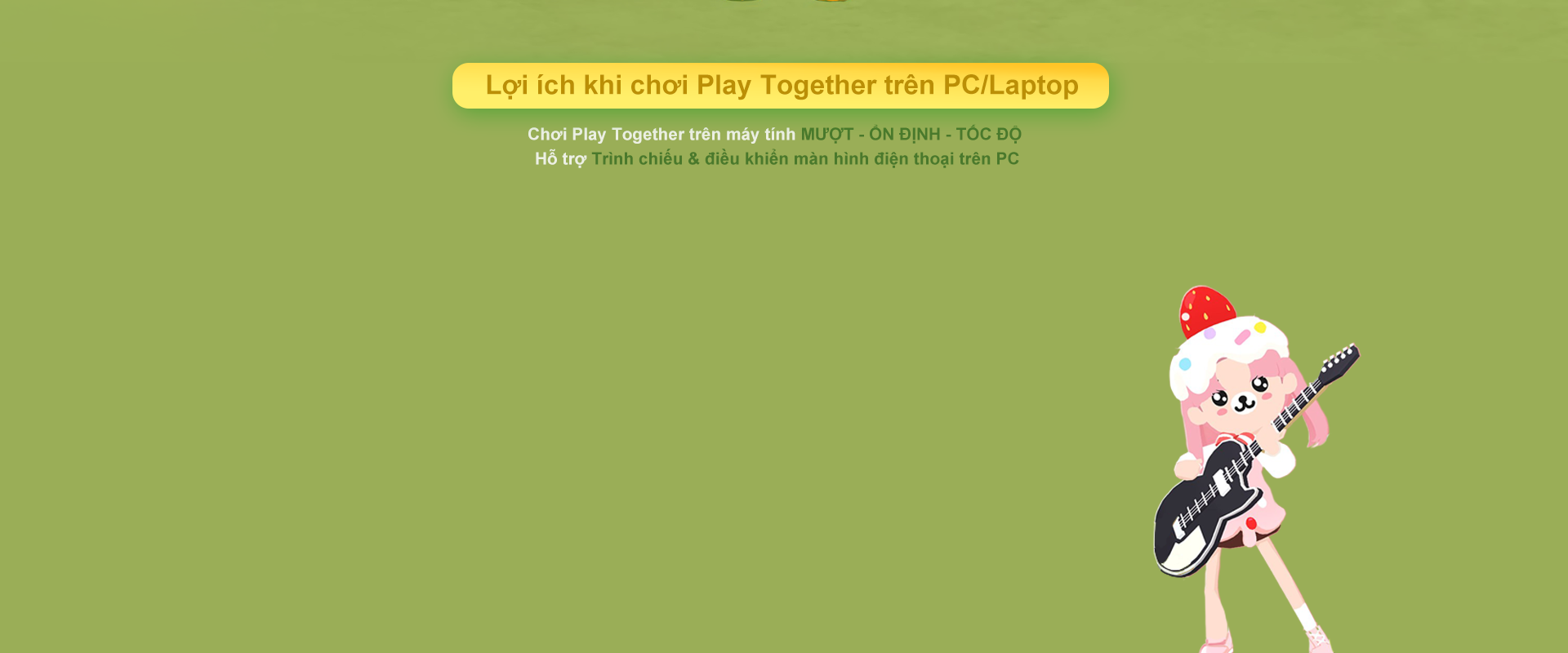 Cách chơi Play Together now gg online free không cần tải